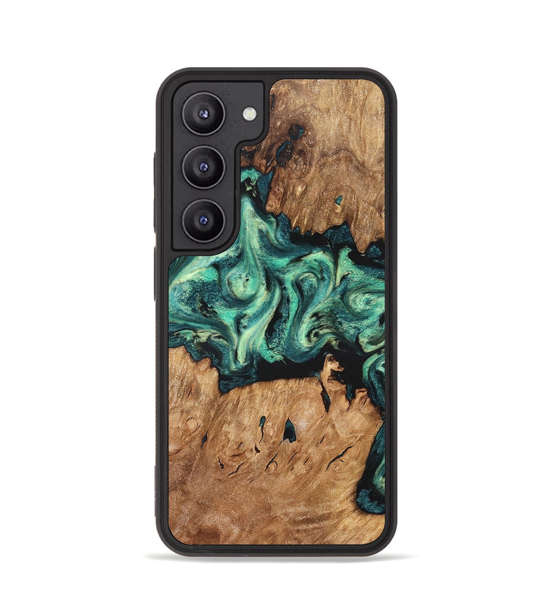 Galaxy S23 Wood Phone Case - Camilla (Green, 824884)