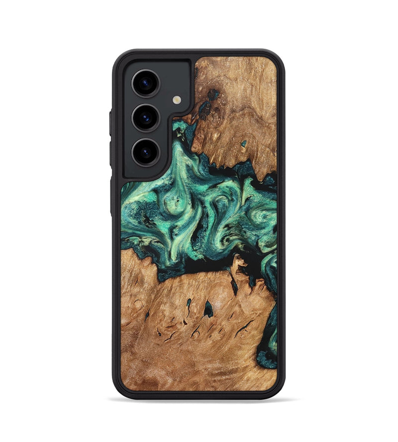 Galaxy S24 Wood Phone Case - Camilla (Green, 824884)