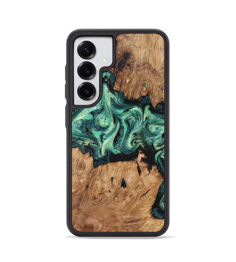 Galaxy S25 Wood Phone Case - Camilla (Green, 824884)