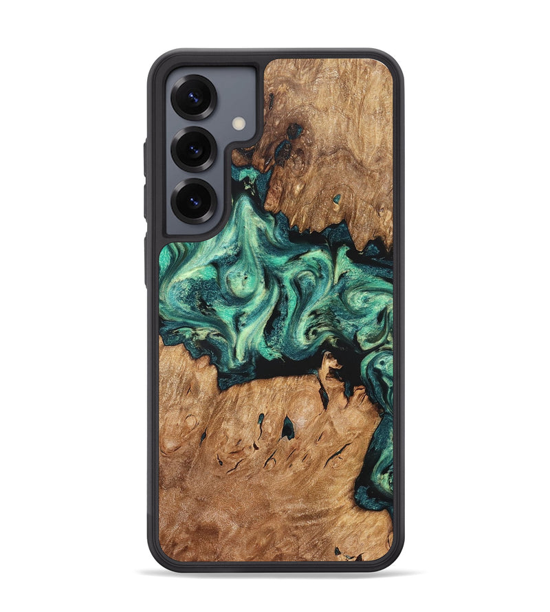 Galaxy S25 Plus Wood Phone Case - Camilla (Green, 824884)