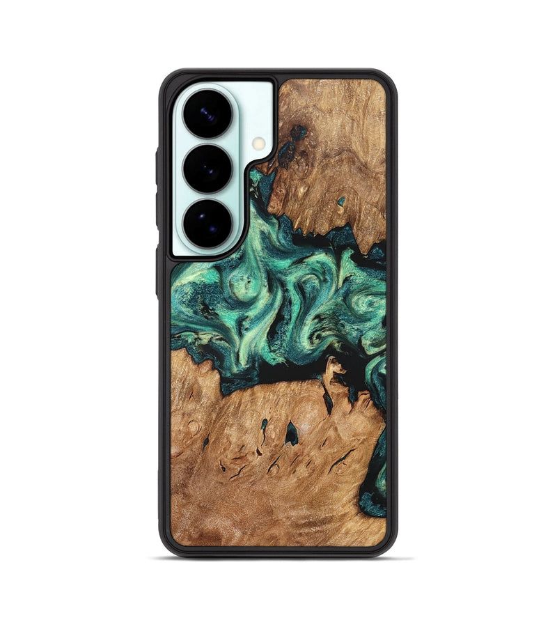 Galaxy S26 Wood Phone Case - Camilla (Green, 824884)