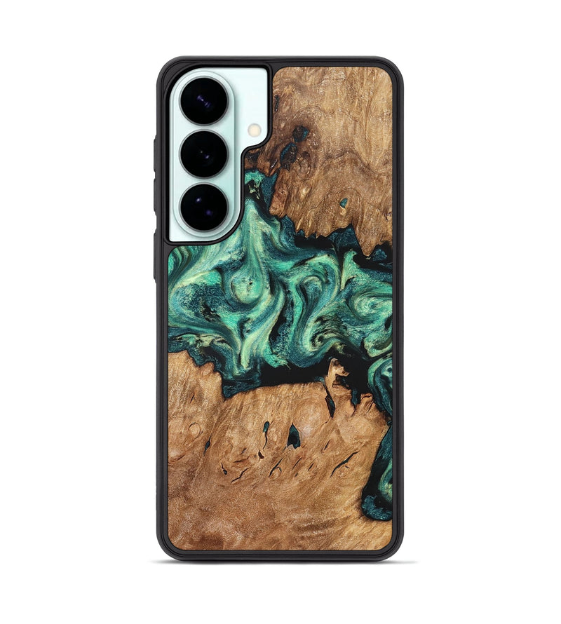 Galaxy S26 Plus Wood Phone Case - Camilla (Green, 824884)