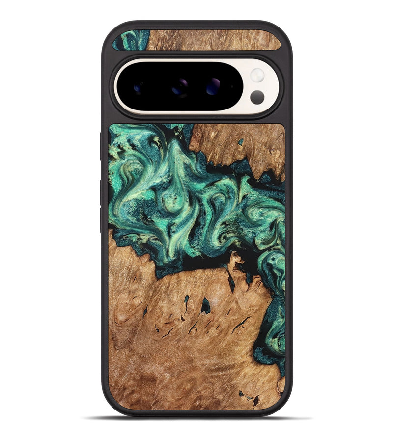 Pixel 10 Pro XL Wood Phone Case - Camilla (Green, 824884)