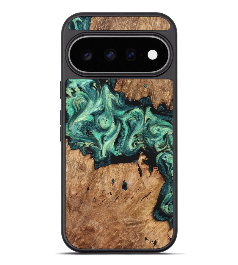 Pixel 11 Pro XL Wood Phone Case - Camilla (Green, 824884)