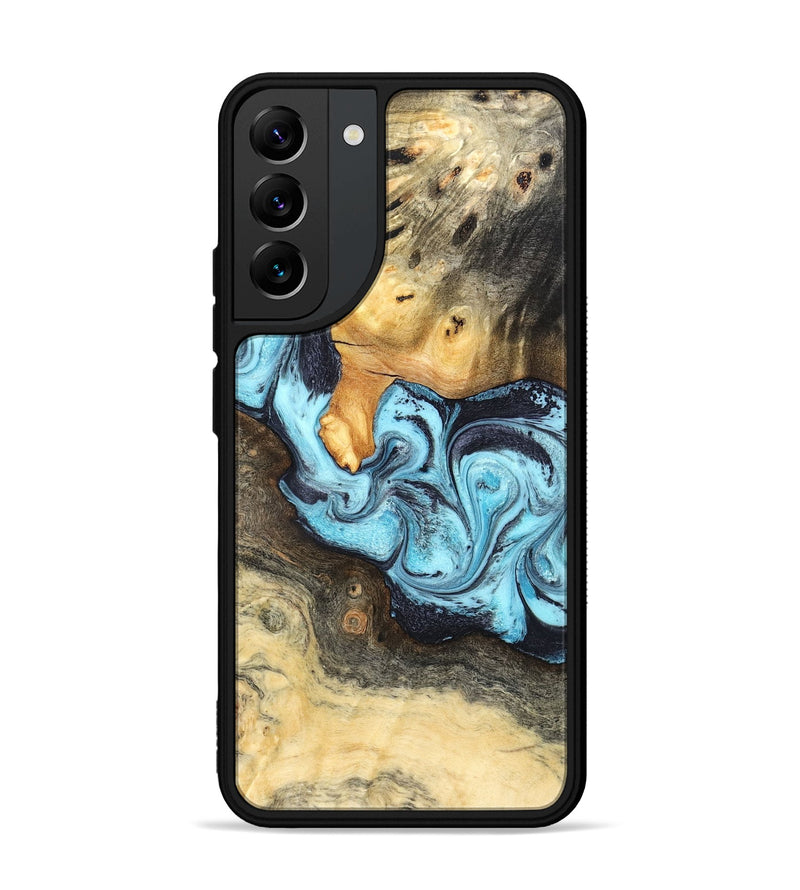 Galaxy S22 Plus Wood Phone Case - Cicely (Blue, 824886)