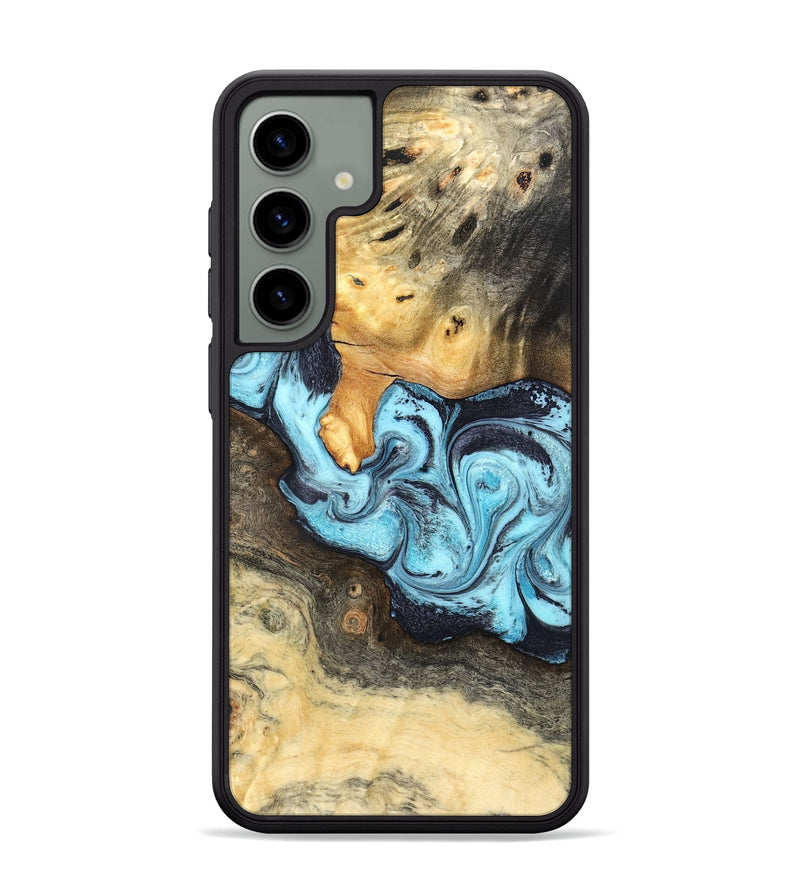 Galaxy S24 Plus Wood Phone Case - Cicely (Blue, 824886)