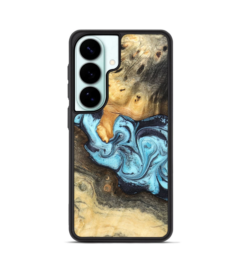 Galaxy S26 Wood Phone Case - Cicely (Blue, 824886)