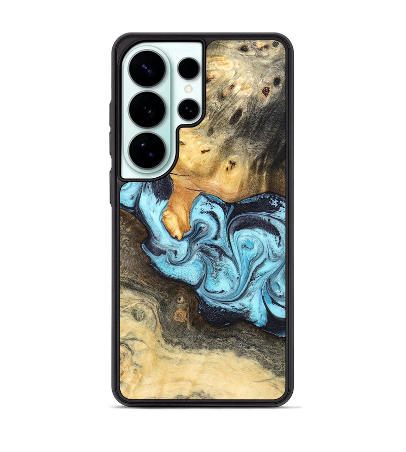 Galaxy S26 Ultra Wood Phone Case - Cicely (Blue, 824886)