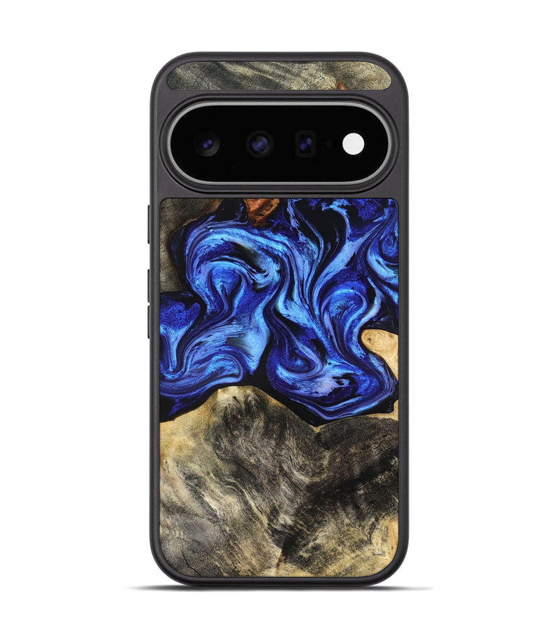 Pixel 11 Wood Phone Case - Alda (Blue, 824887)
