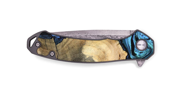 EDC Wood Pocket Knife - Mozelle (Blue, 824889)