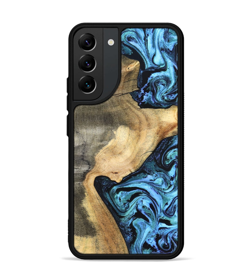 Galaxy S22 Plus Wood Phone Case - Mozelle (Blue, 824889)