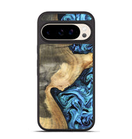 Pixel 10 Wood Phone Case - Mozelle (Blue, 824889)