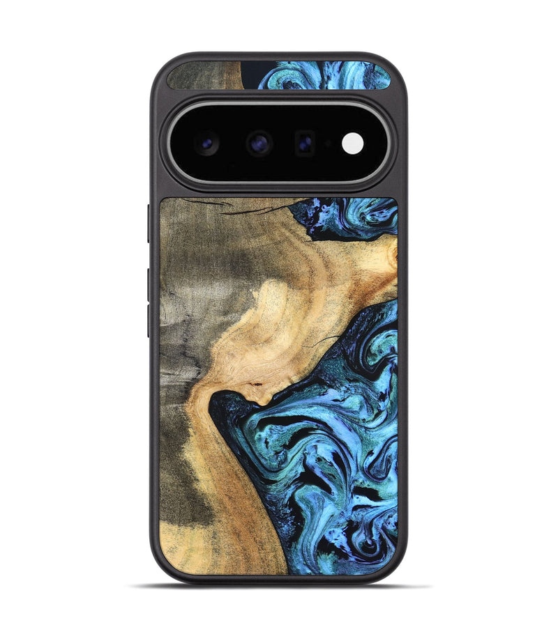 Pixel 11 Wood Phone Case - Mozelle (Blue, 824889)