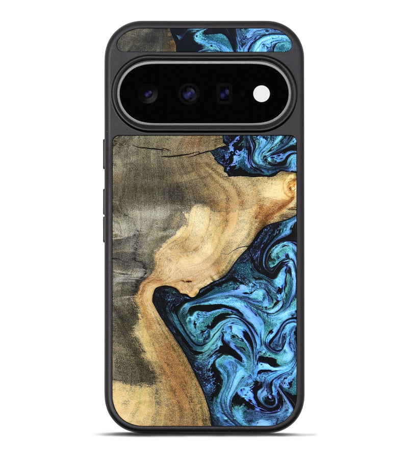 Pixel 11 Pro XL Wood Phone Case - Mozelle (Blue, 824889)