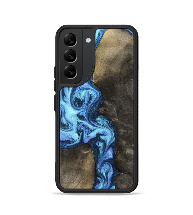 Galaxy S22 Wood Phone Case - Markus (Blue, 824890)