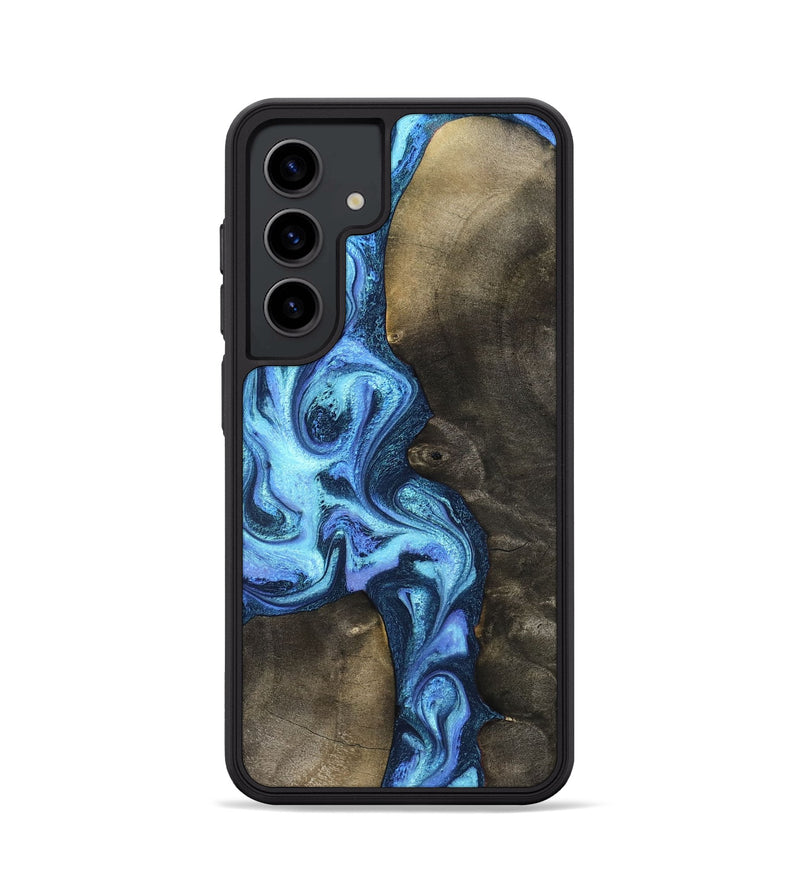 Galaxy S24 Wood Phone Case - Markus (Blue, 824890)