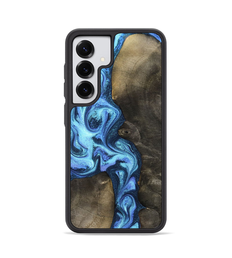 Galaxy S25 Wood Phone Case - Markus (Blue, 824890)