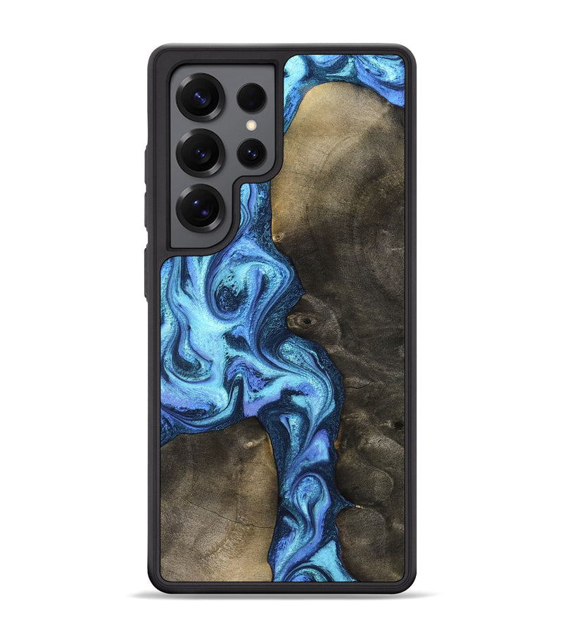 Galaxy S25 Ultra Wood Phone Case - Markus (Blue, 824890)