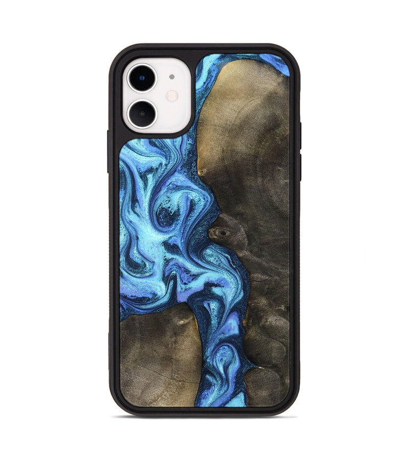 iPhone 11 Wood Phone Case - Markus (Blue, 824890)
