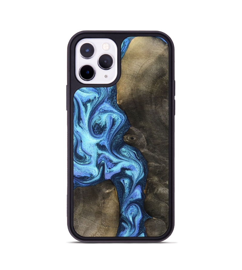 iPhone 11 Pro Wood Phone Case - Markus (Blue, 824890)