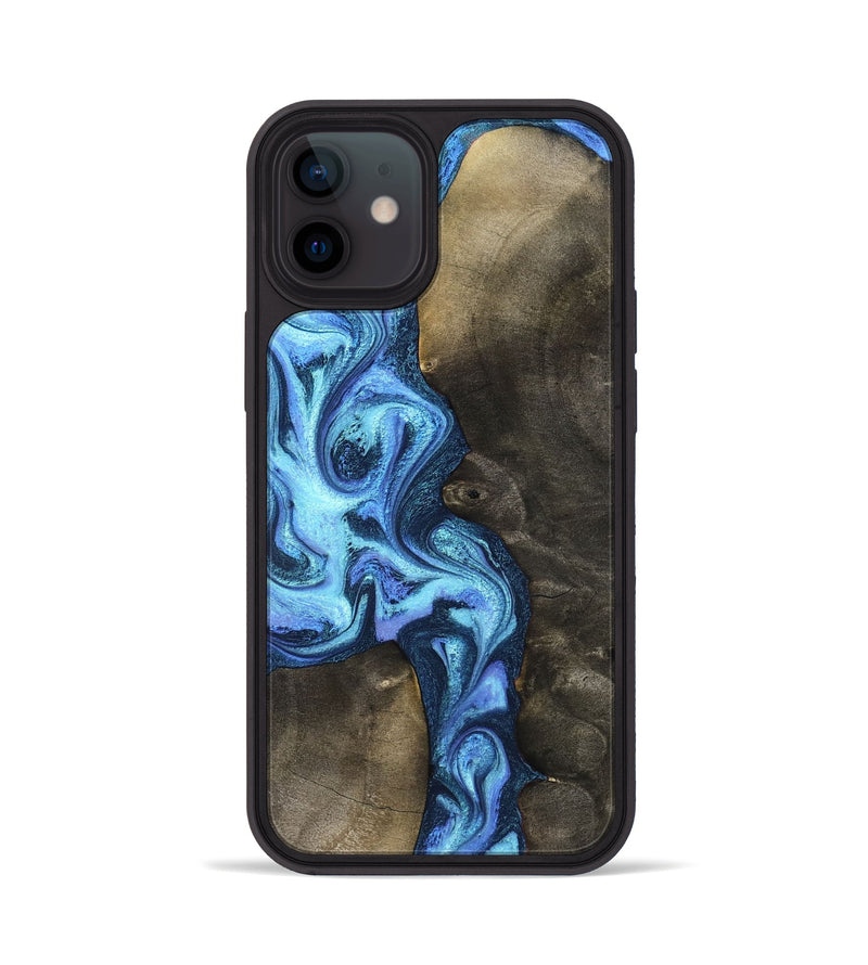 iPhone 12 Wood Phone Case - Markus (Blue, 824890)