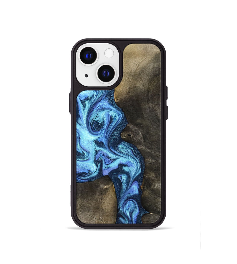 iPhone 13 mini Wood Phone Case - Markus (Blue, 824890)