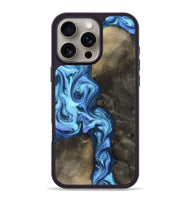 iPhone 16 Pro Max Wood Phone Case - Markus (Blue, 824890)