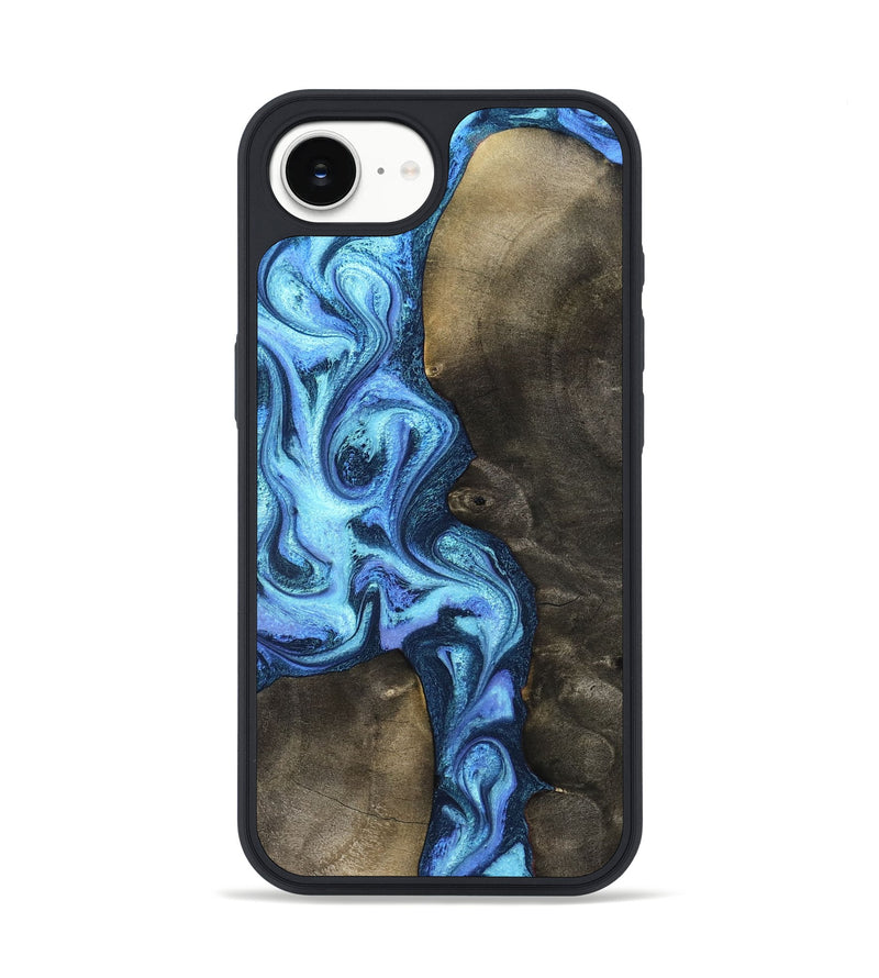iPhone 17e Wood Phone Case - Markus (Blue, 824890)