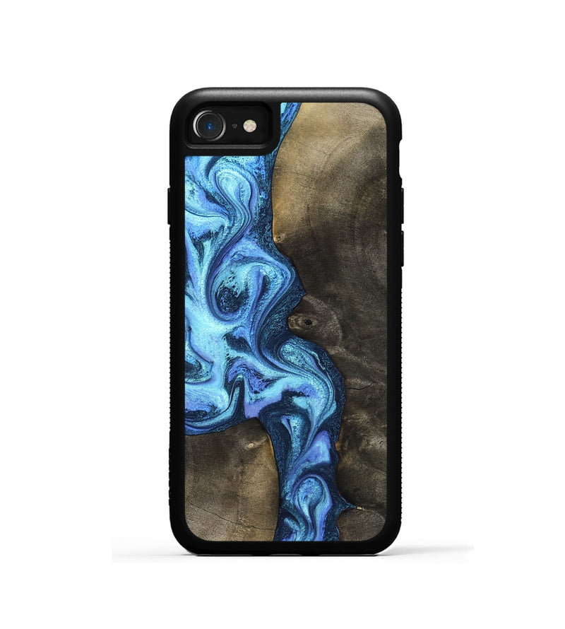 iPhone SE Wood Phone Case - Markus (Blue, 824890)
