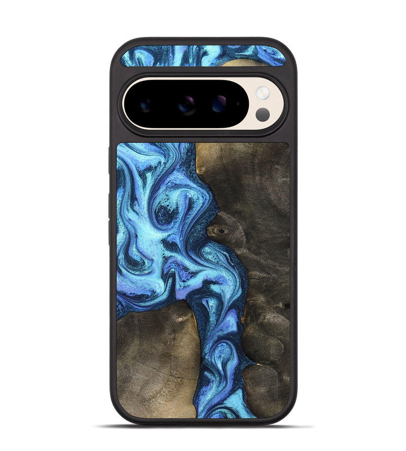 Pixel 10 Wood Phone Case - Markus (Blue, 824890)