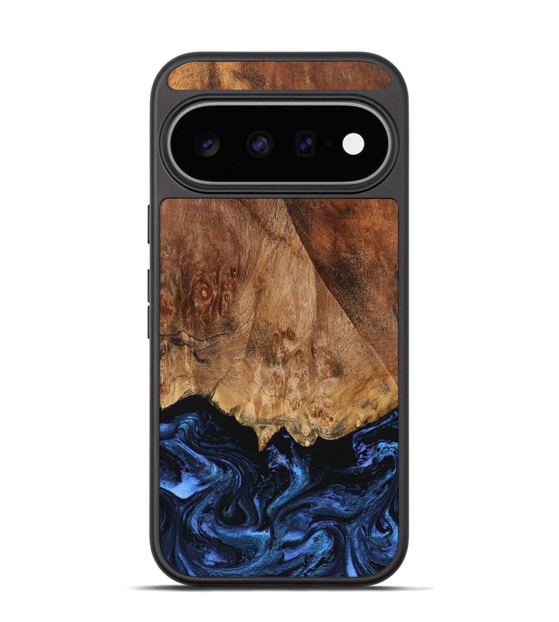 Pixel 11 Wood Phone Case - Danita (Blue, 824891)