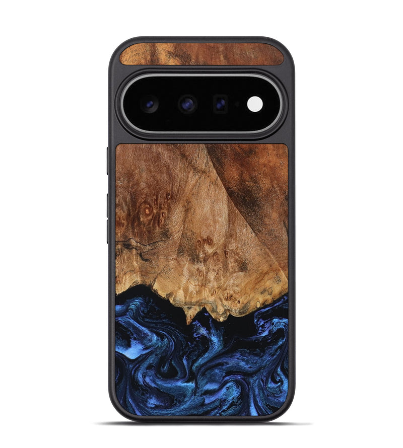 Pixel 11 Pro Wood Phone Case - Danita (Blue, 824891)