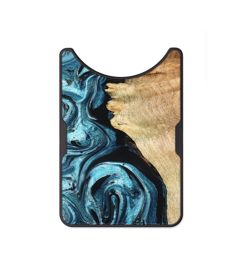Alloy Wood Wallet - Violet (Blue, 824892)