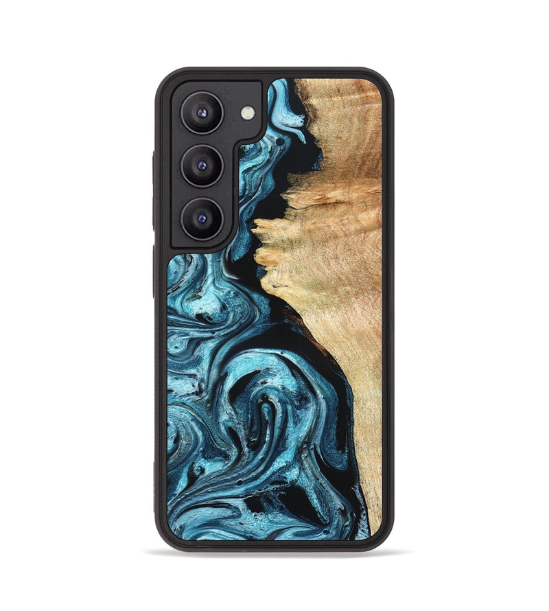 Galaxy S23 Wood Phone Case - Violet (Blue, 824892)