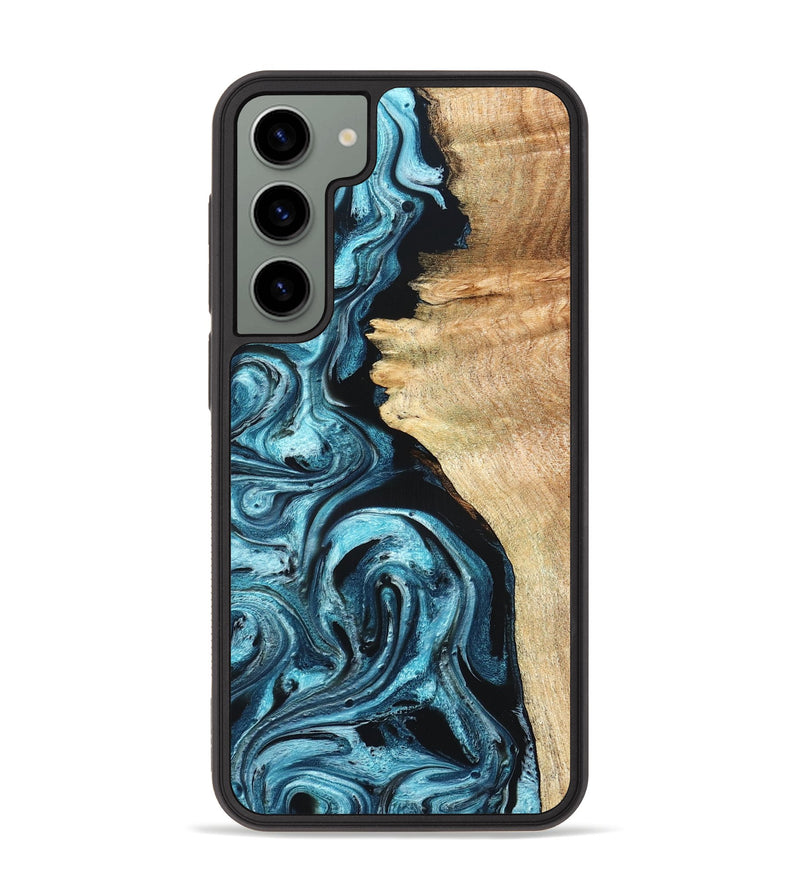 Galaxy S23 Plus Wood Phone Case - Violet (Blue, 824892)