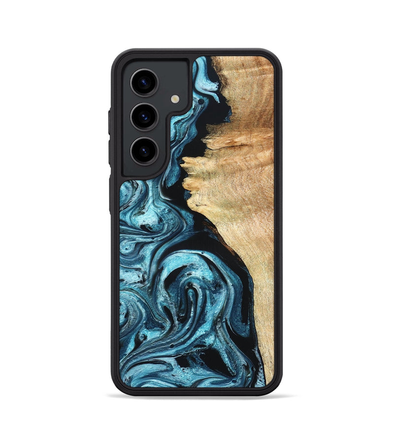 Galaxy S24 Wood Phone Case - Violet (Blue, 824892)