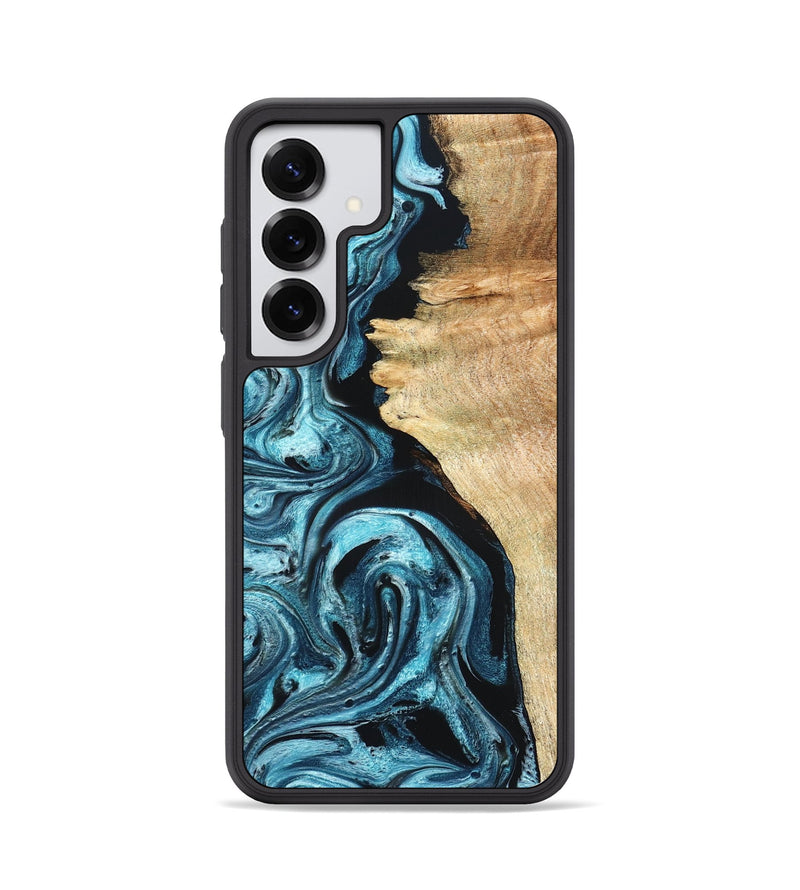 Galaxy S25 Wood Phone Case - Violet (Blue, 824892)