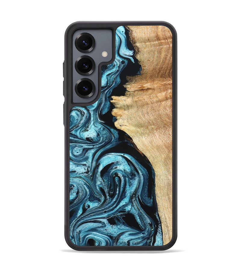 Galaxy S25 Plus Wood Phone Case - Violet (Blue, 824892)