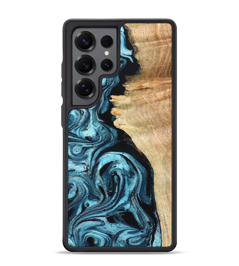 Galaxy S25 Ultra Wood Phone Case - Violet (Blue, 824892)
