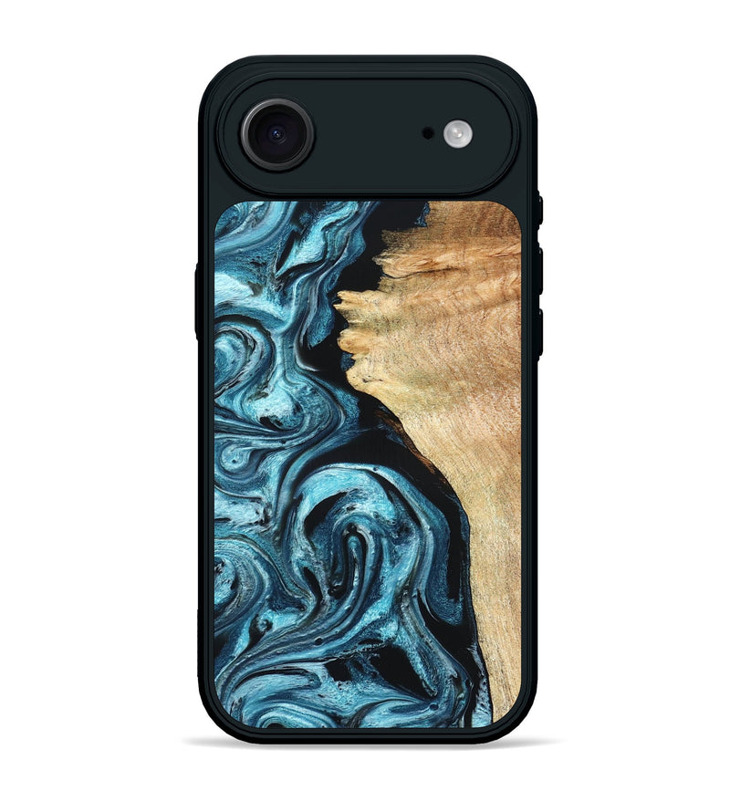 iPhone 17 Air Wood Phone Case - Violet (Blue, 824892)