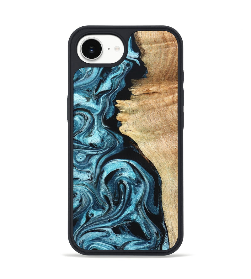 iPhone 17e Wood Phone Case - Violet (Blue, 824892)