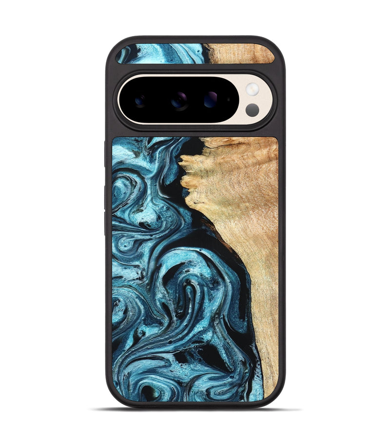 Pixel 10 Wood Phone Case - Violet (Blue, 824892)