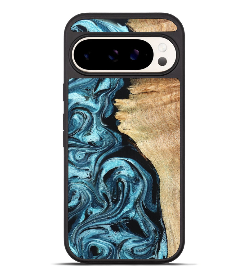 Pixel 10 Pro XL Wood Phone Case - Violet (Blue, 824892)