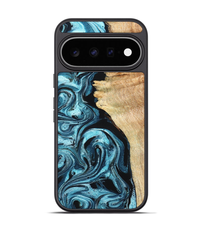 Pixel 11 Pro Wood Phone Case - Violet (Blue, 824892)