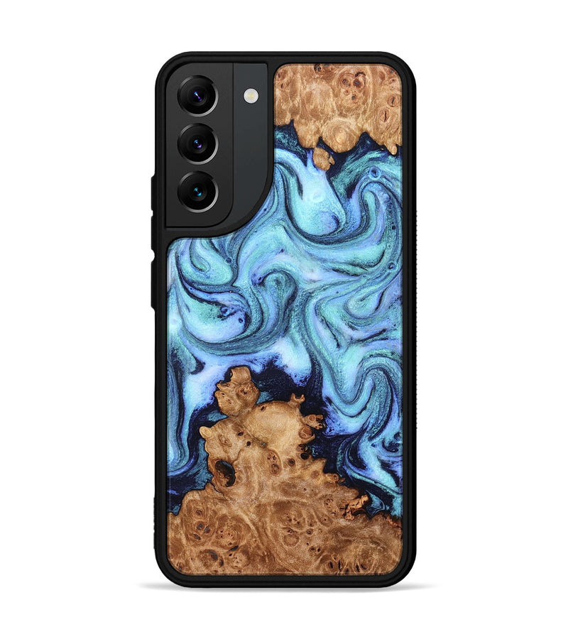 Galaxy S22 Plus Wood Phone Case - Gemma (Blue, 824893)