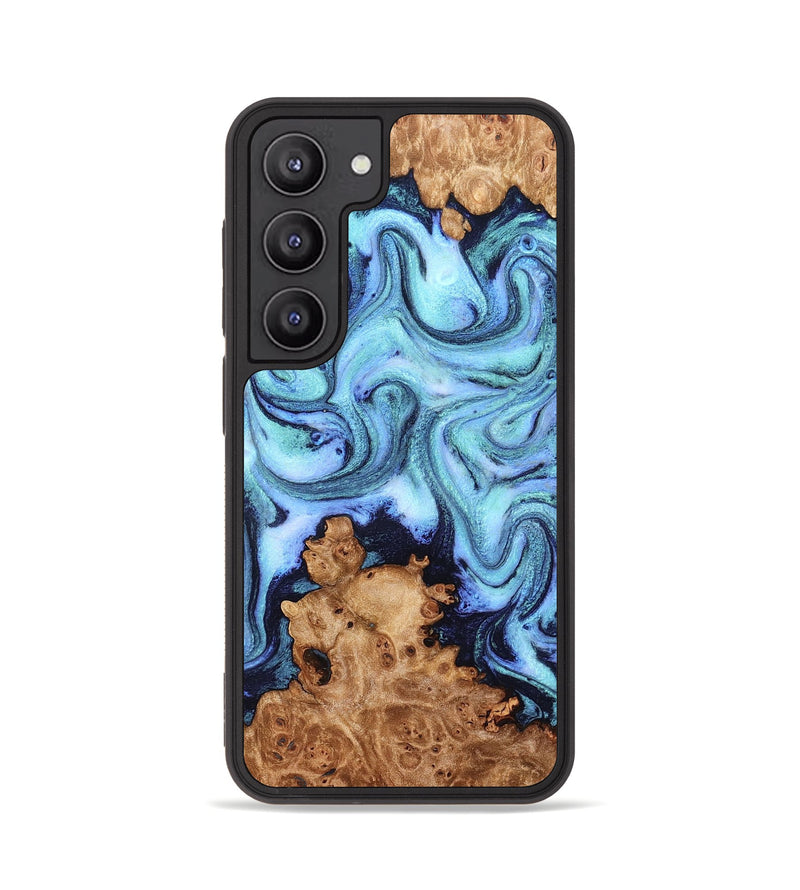 Galaxy S23 Wood Phone Case - Gemma (Blue, 824893)