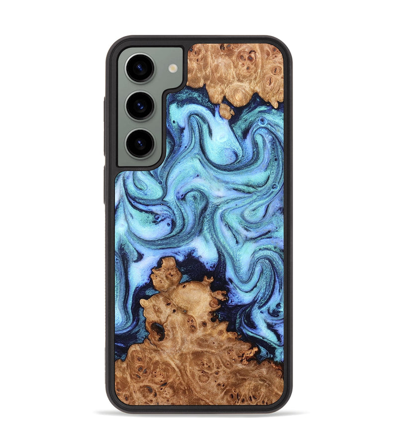 Galaxy S23 Plus Wood Phone Case - Gemma (Blue, 824893)