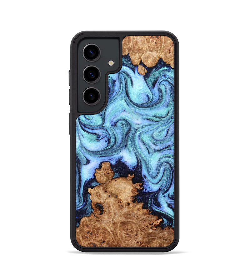 Galaxy S24 Wood Phone Case - Gemma (Blue, 824893)