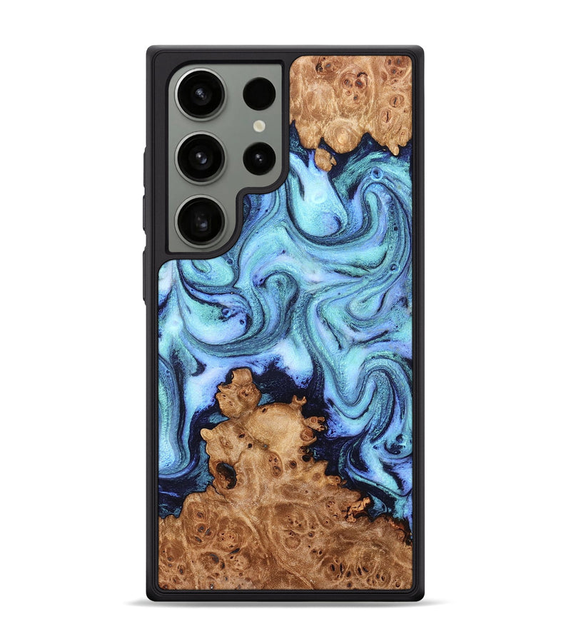 Galaxy S24 Ultra Wood Phone Case - Gemma (Blue, 824893)