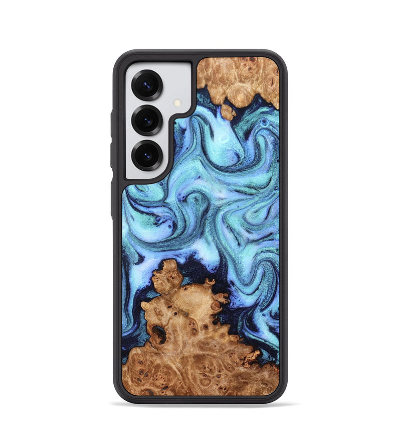 Galaxy S25 Wood Phone Case - Gemma (Blue, 824893)